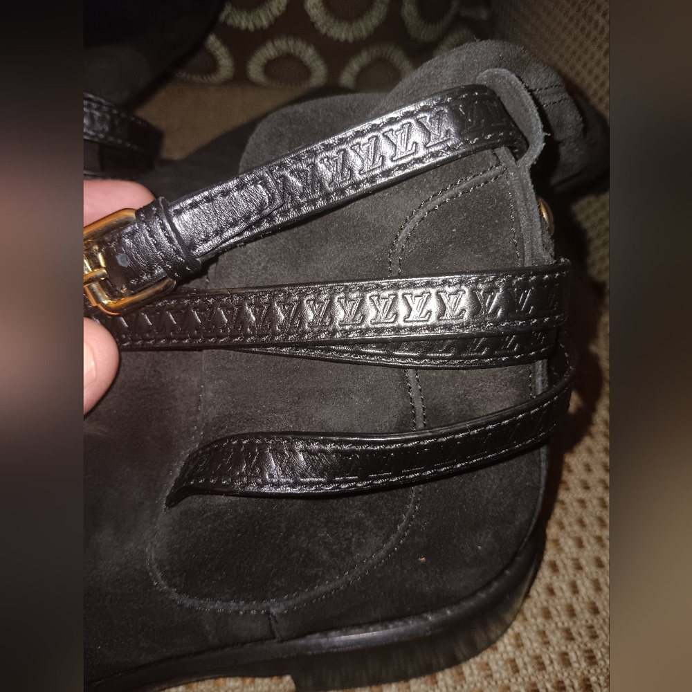 Louis Vuitton Suede & Leather XL Boots Size 7 - Picture 3 of 6